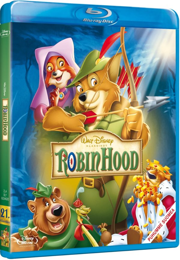 DISNEY KLASSIKKO 21 - ROBIN HOOD (1973) - Blu-ray DISNEY KLASSIKKO 21 - ROBIN HOOD (1973) - Blu-ray